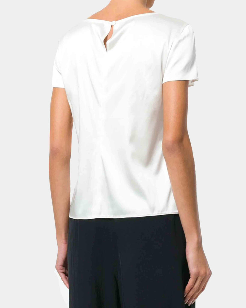 Acquista su lemlo.com T-shirt seta bianca di EMPORIO ARMANI