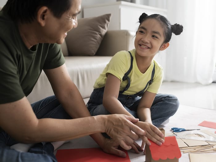 Father with Daughter