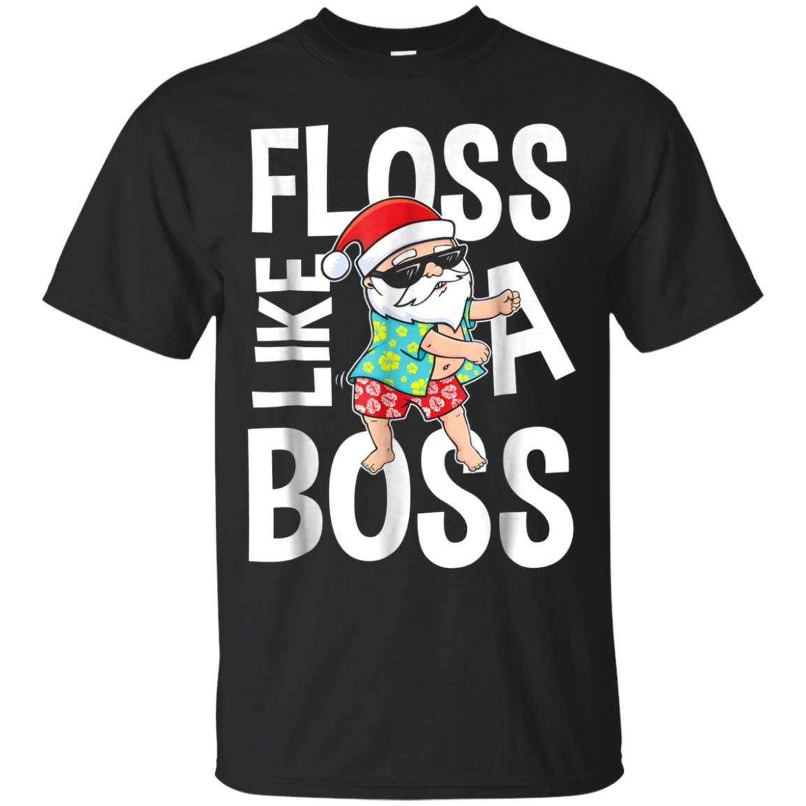 Floss Like A Boss Flossing Santa Christmas In July Shirt