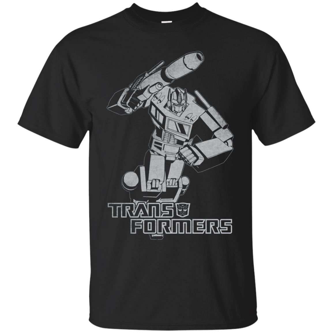 Transformers Optimus Prime Running Action Graphic Ts Shirts