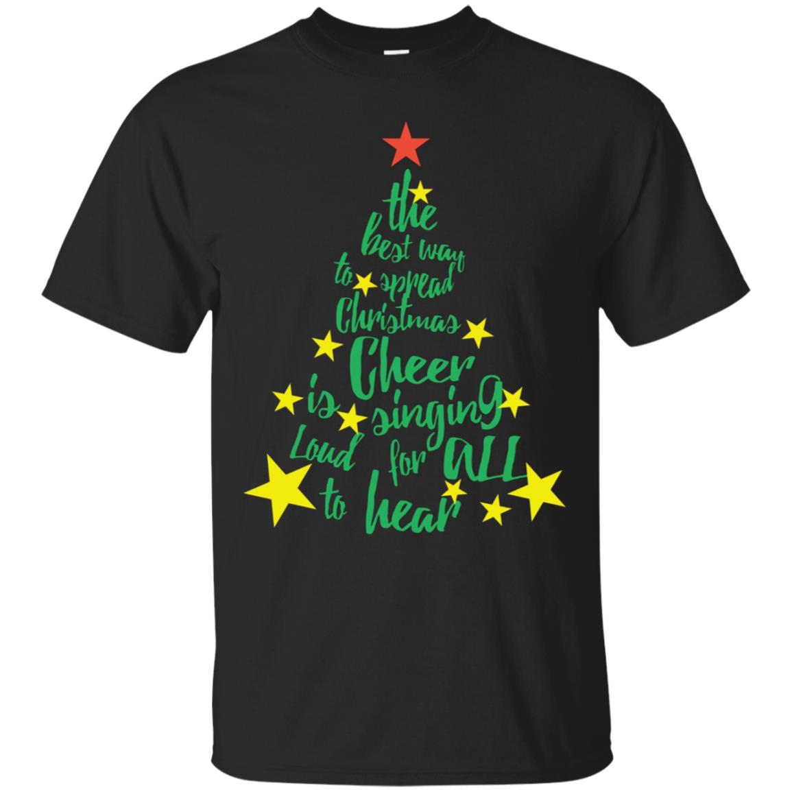 Christmas Tree T Shirt | A Happy Family Xmas Tee Gift Idea