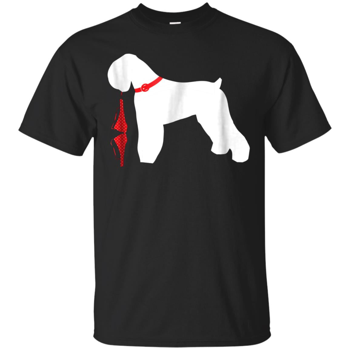 Black Russian Terrier Holding Bikini Dog Vacation T Shirt