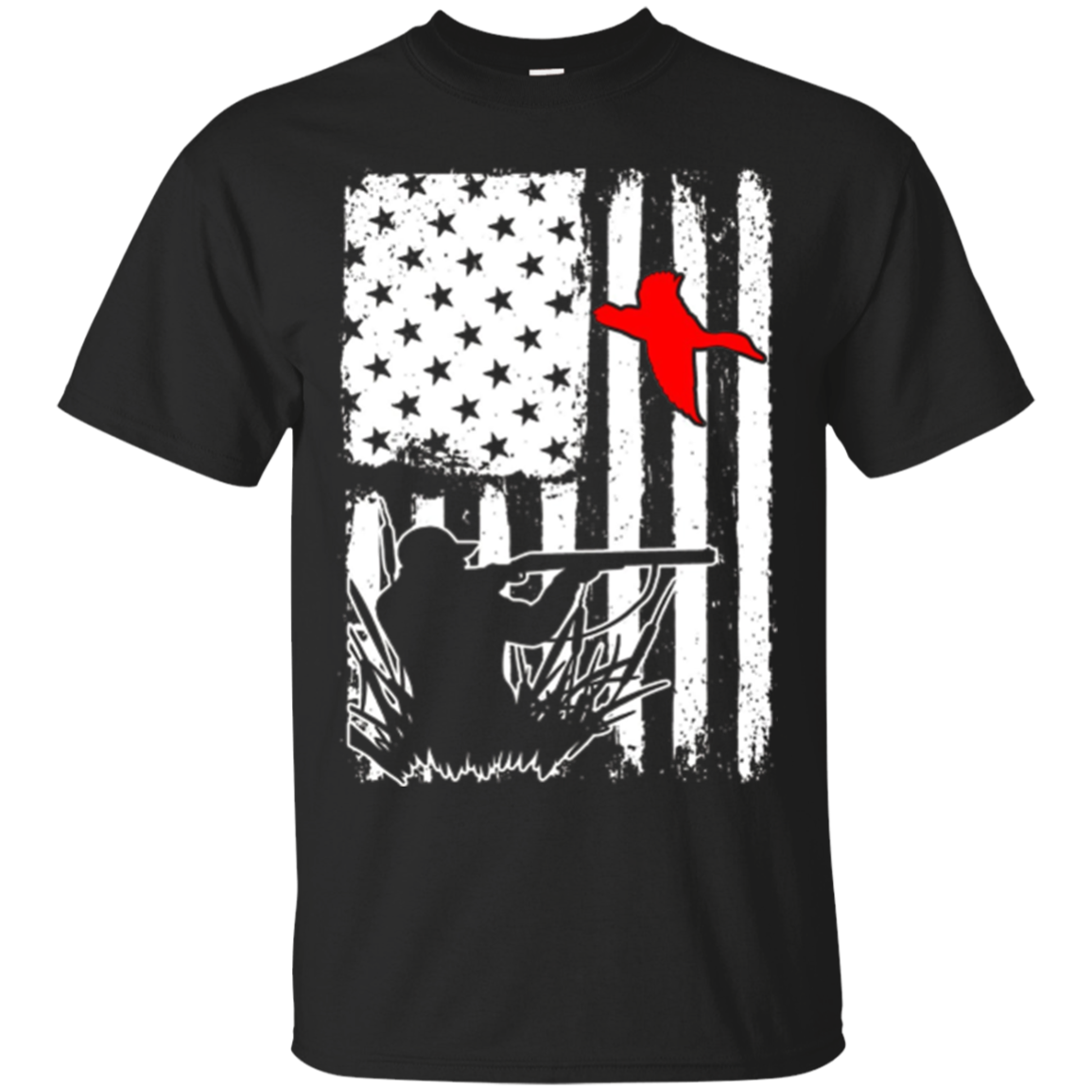 Hunt Duck Flag Tee Duck Hunter Costume Duck Hunting Shirts