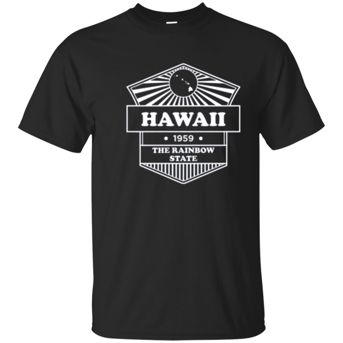 Hawaii State Motto T-shirt - The Rainbow State