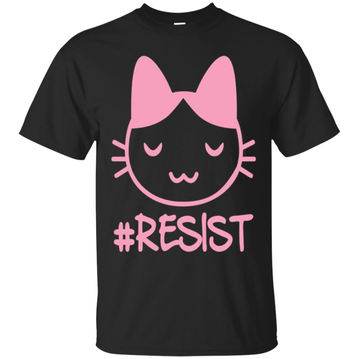 Pussy Cat Knit Hat Resist Feminist T-shirt