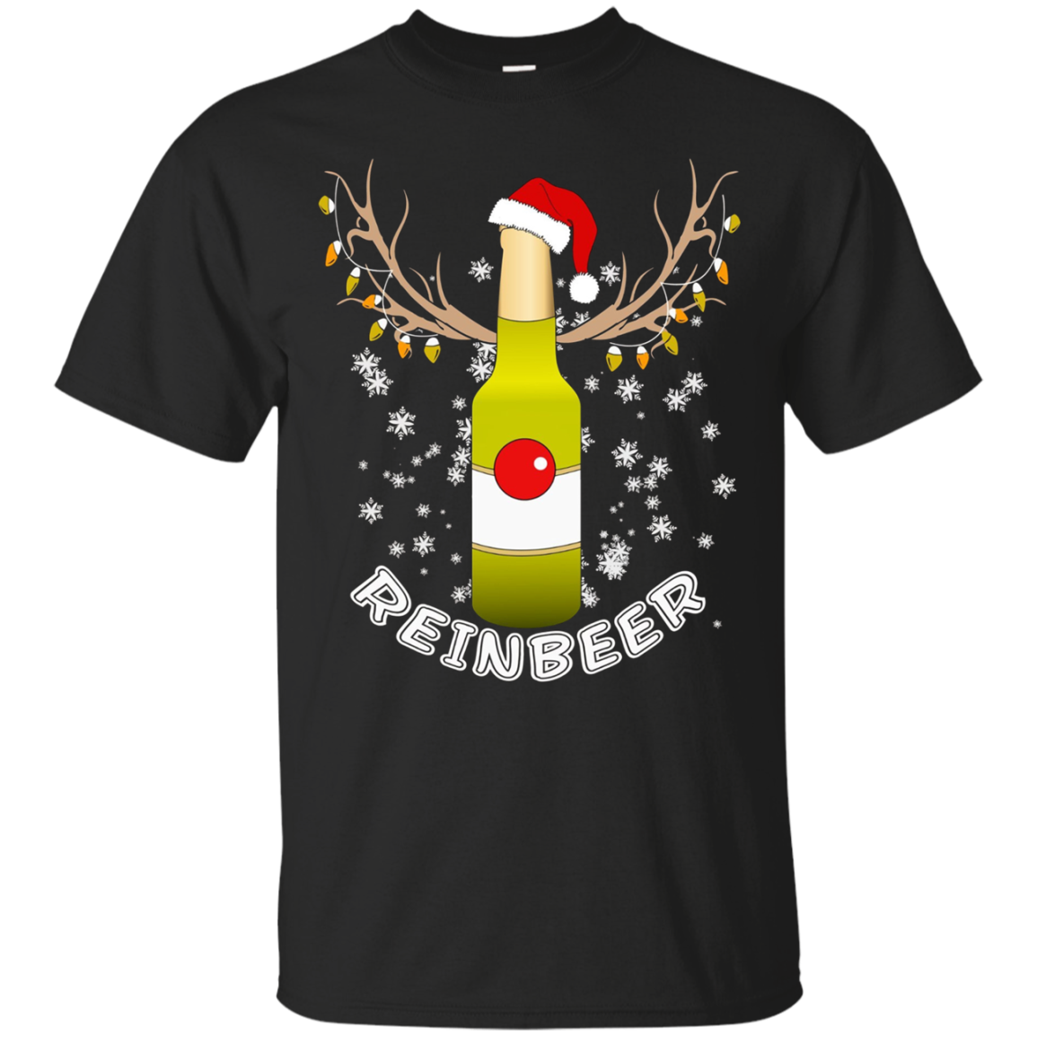 Reinbeer Reindeer Beer Funny Christmas Drinking Holiday Tees Shirts