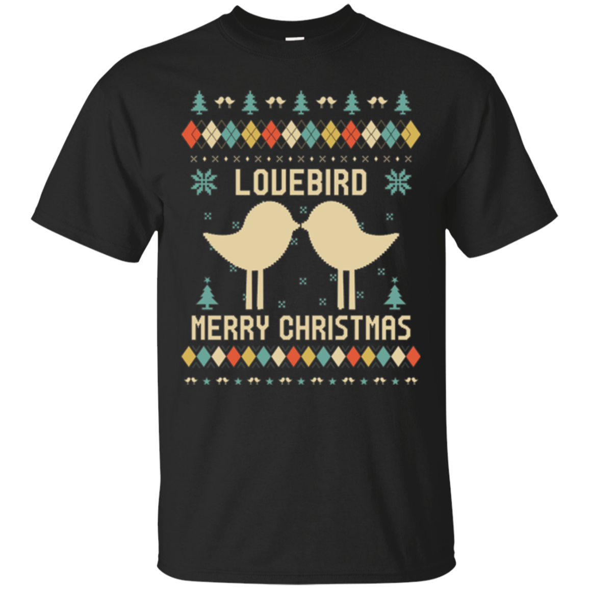 2018 Lovebird Ugly Christmas Sweater T-shirt Gift For Xmas