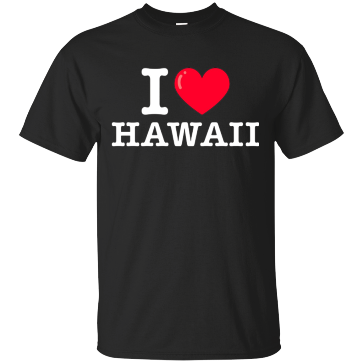 I Heart Hawaii Classic Typewriter T-shirt