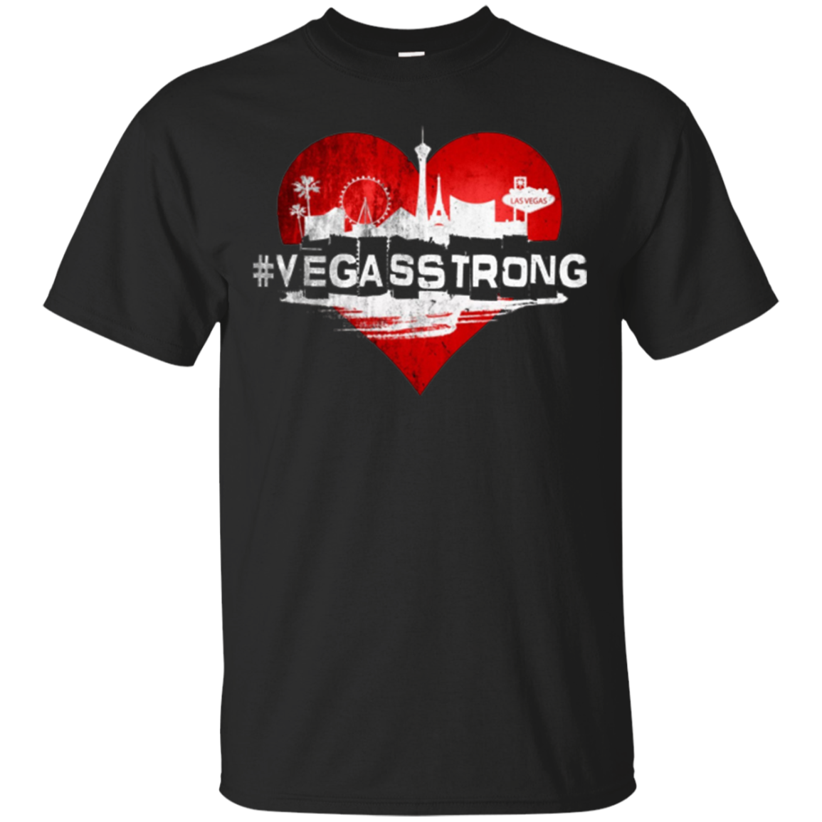 Vegas Strong Nevada Proud Heart T-shirt