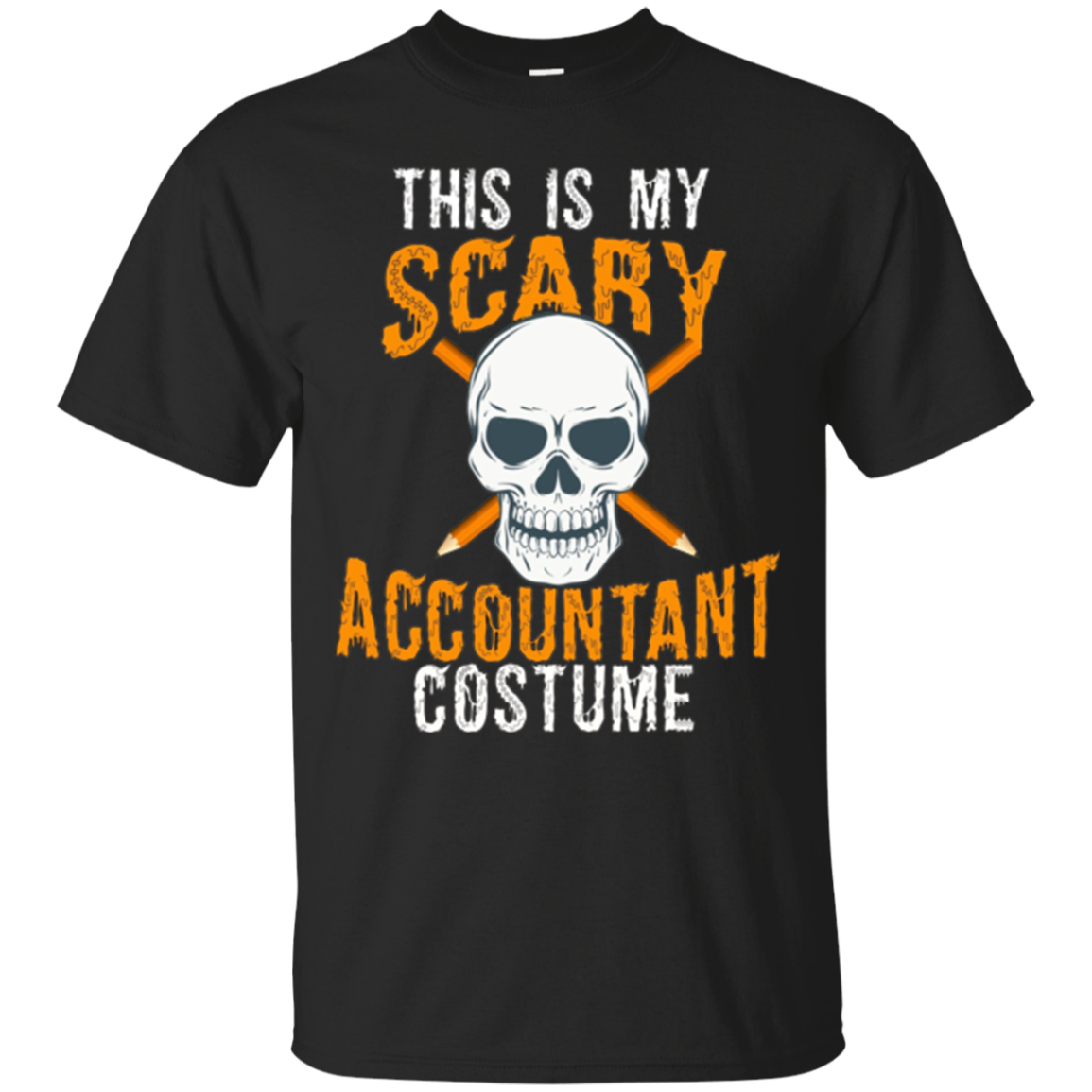 Funny Scary Accountant Costume Tee For Halloween 2017 T Shirt