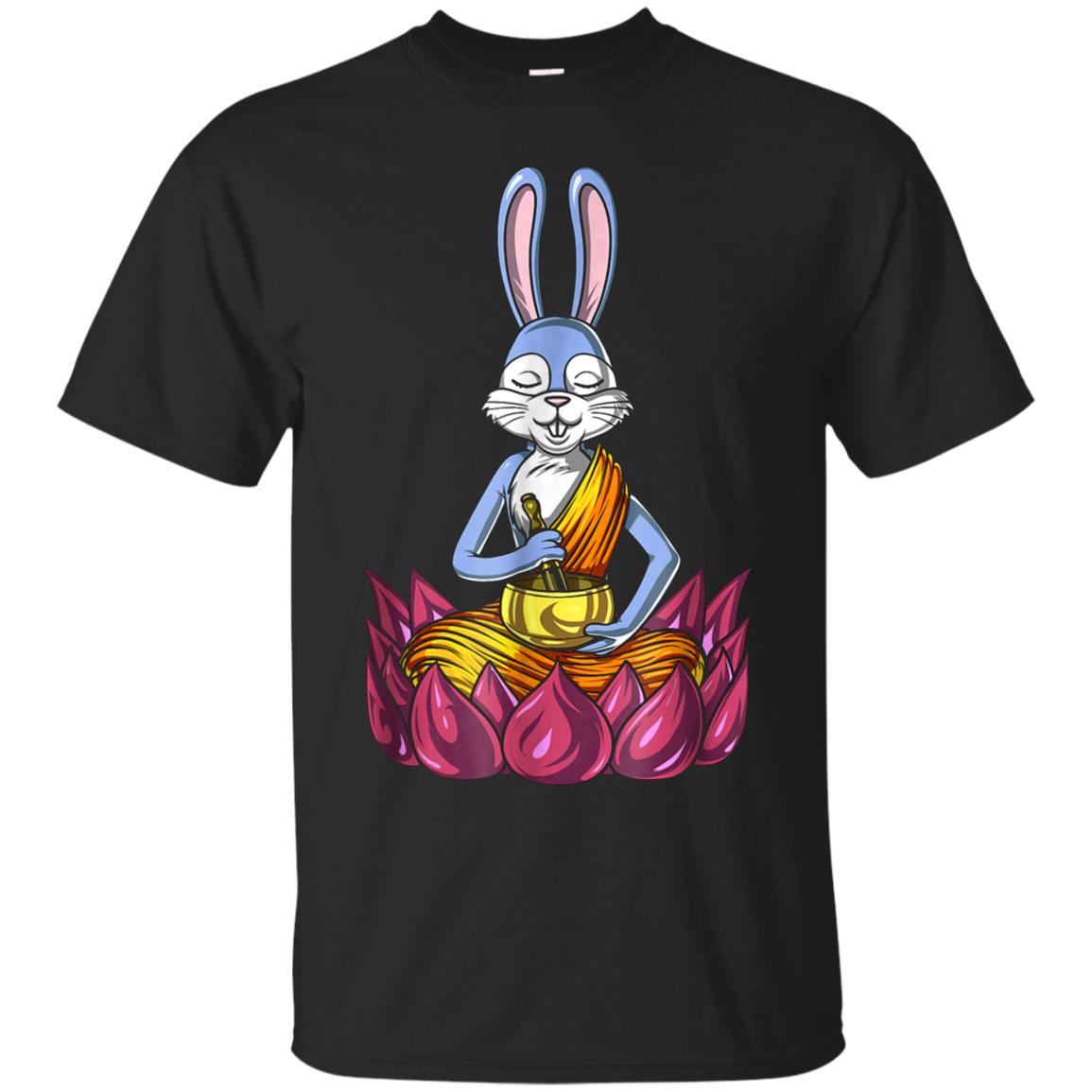 Rabbit Buddha Yoga Lotus Meditation Bunny T Shirt