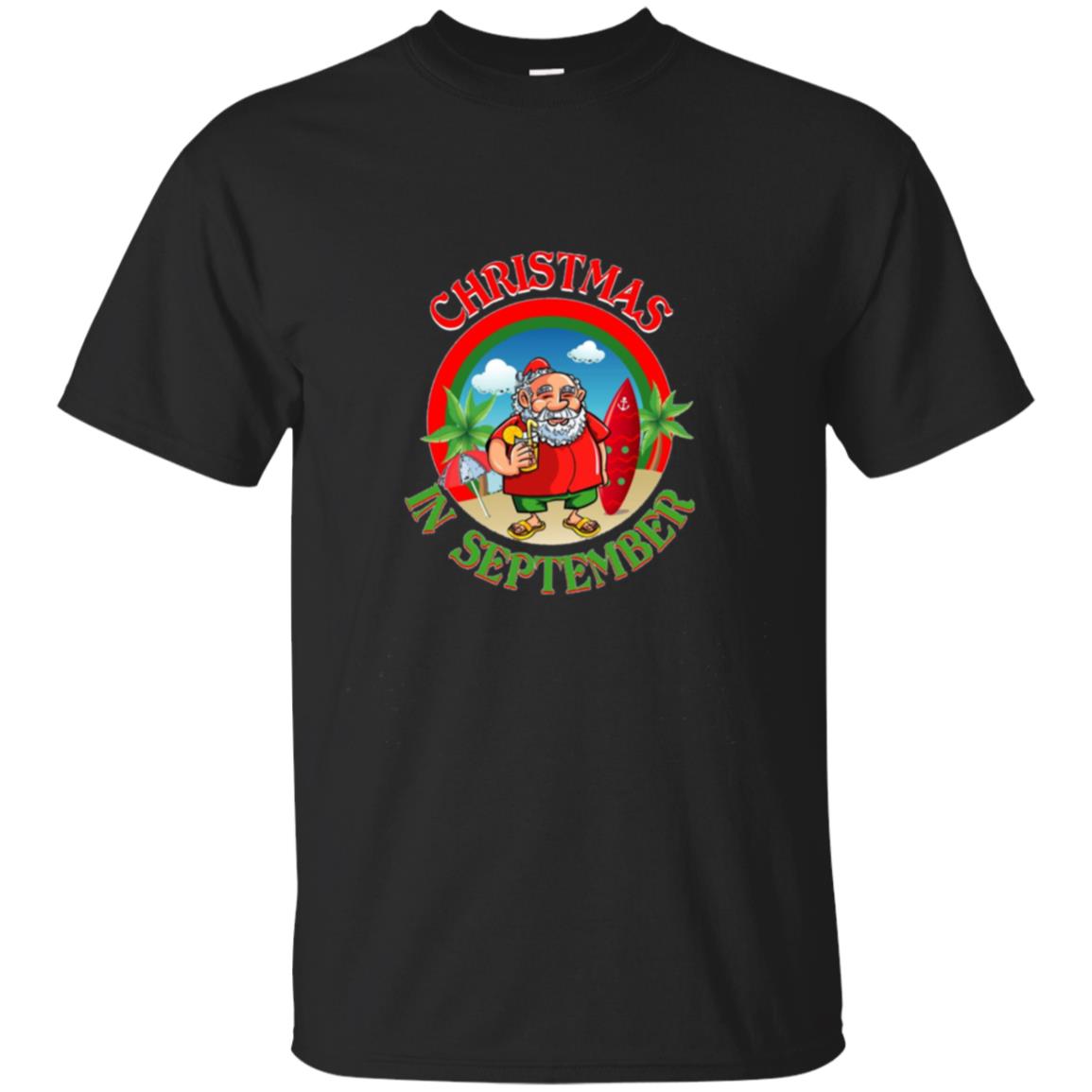 Xmas In September Tropical Island Hawaii T-shirt