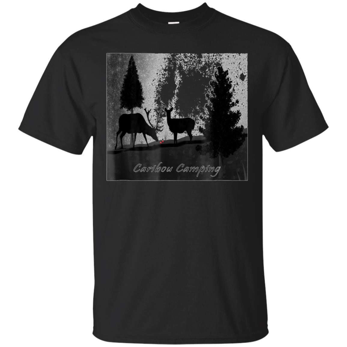 Caribou Camping In The Wild Wilderness Shirt