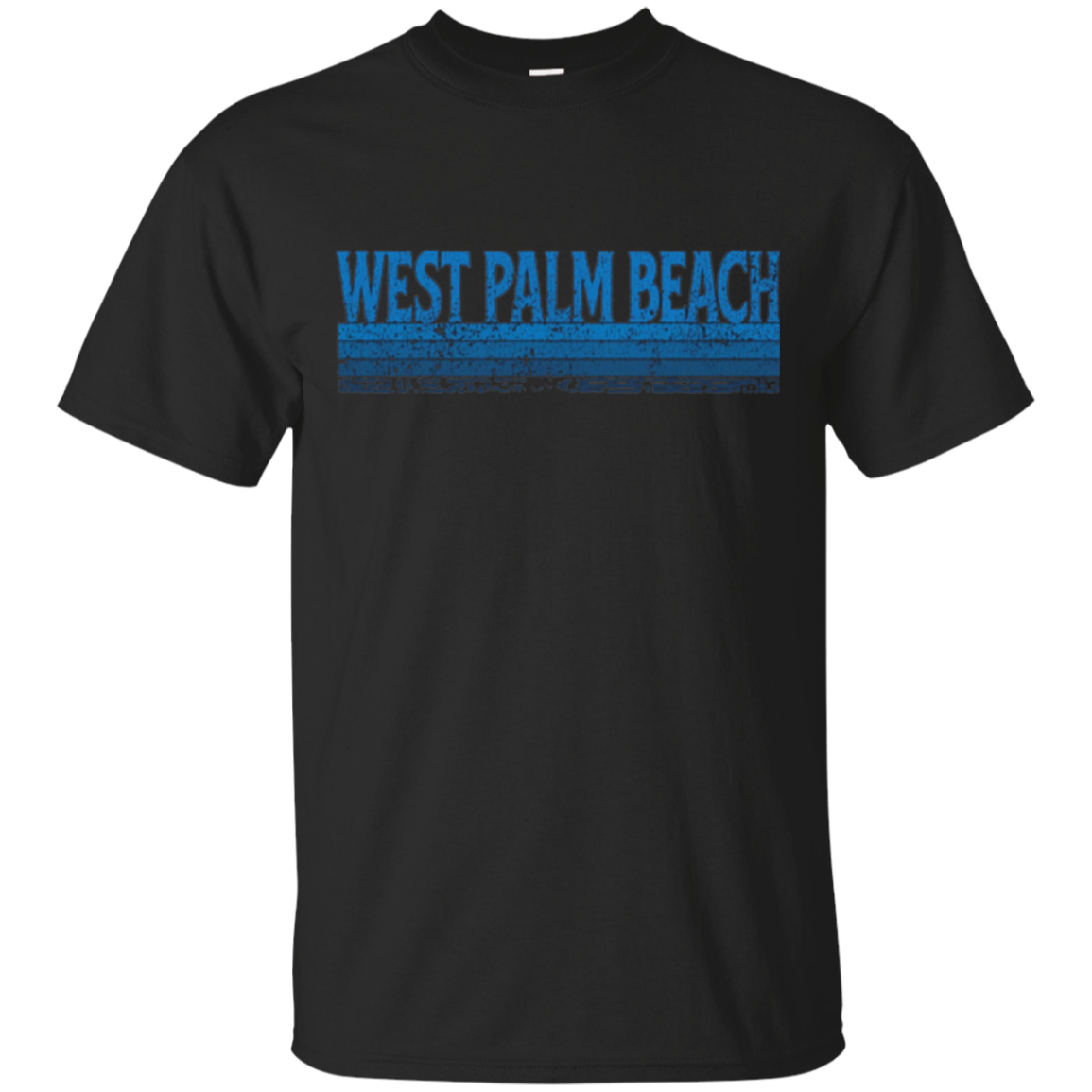 Vintage 1980s Retro West Palm Beach Florida T Shirt