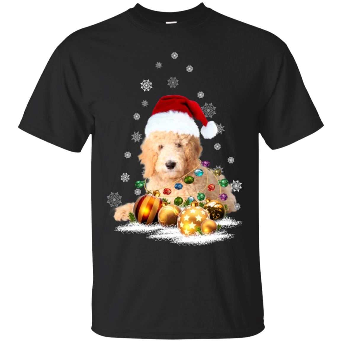 Labradoodle Christmas T-shirt Dog