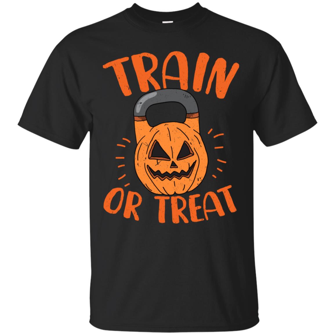 Funny Halloween Kettlebell Pumpkin Workout Ness T Shirt