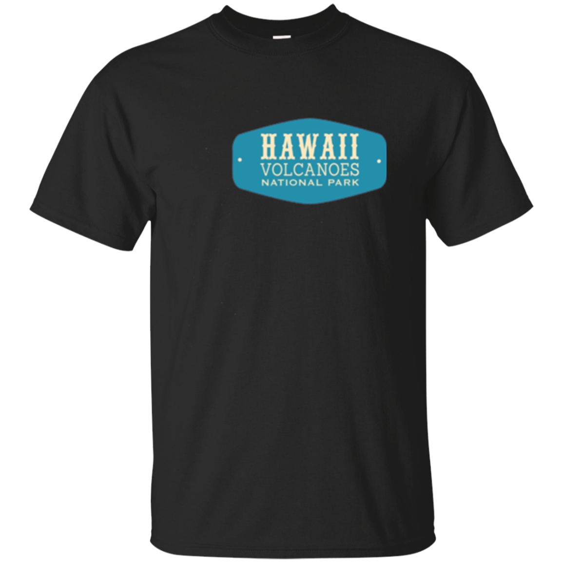 Hawaii Volcanoes National Park Badge T-shirt