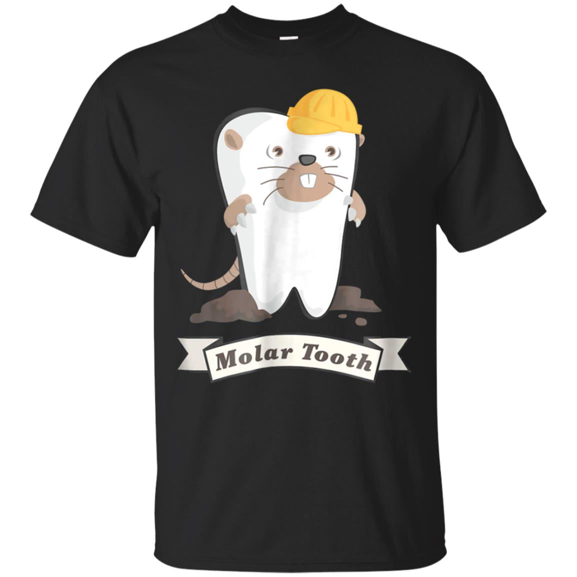 Funny Molar Tooth Dentist Dental Hygienist Gifts Tooth T Shirt