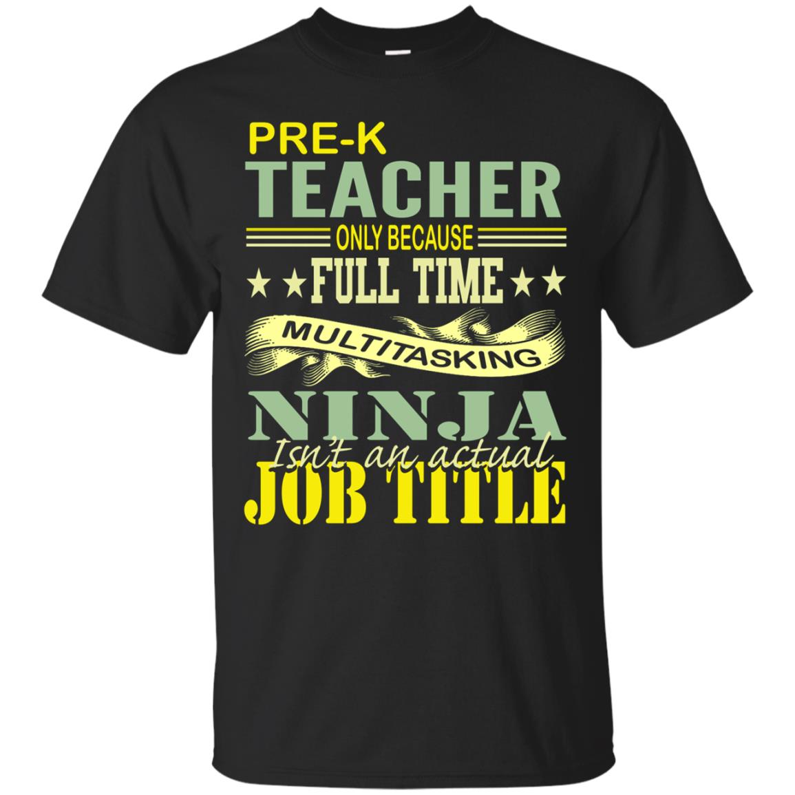 Pre-k Tea - Multitasking Ninja Job Title Classic Tshirt