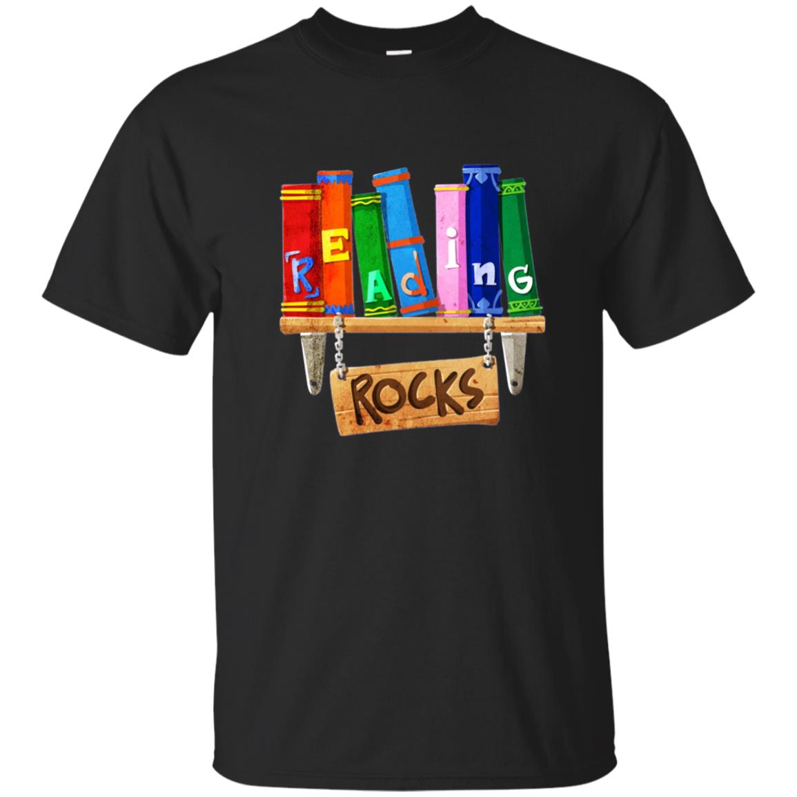 Reading Rocks Love To Read Books Librarians Gift T Shirt