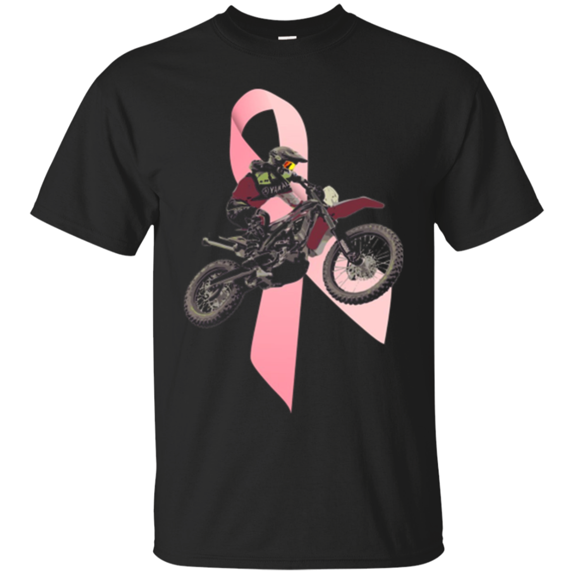 Breast Cancer Dirtbike Motocross T-shirt Shirt