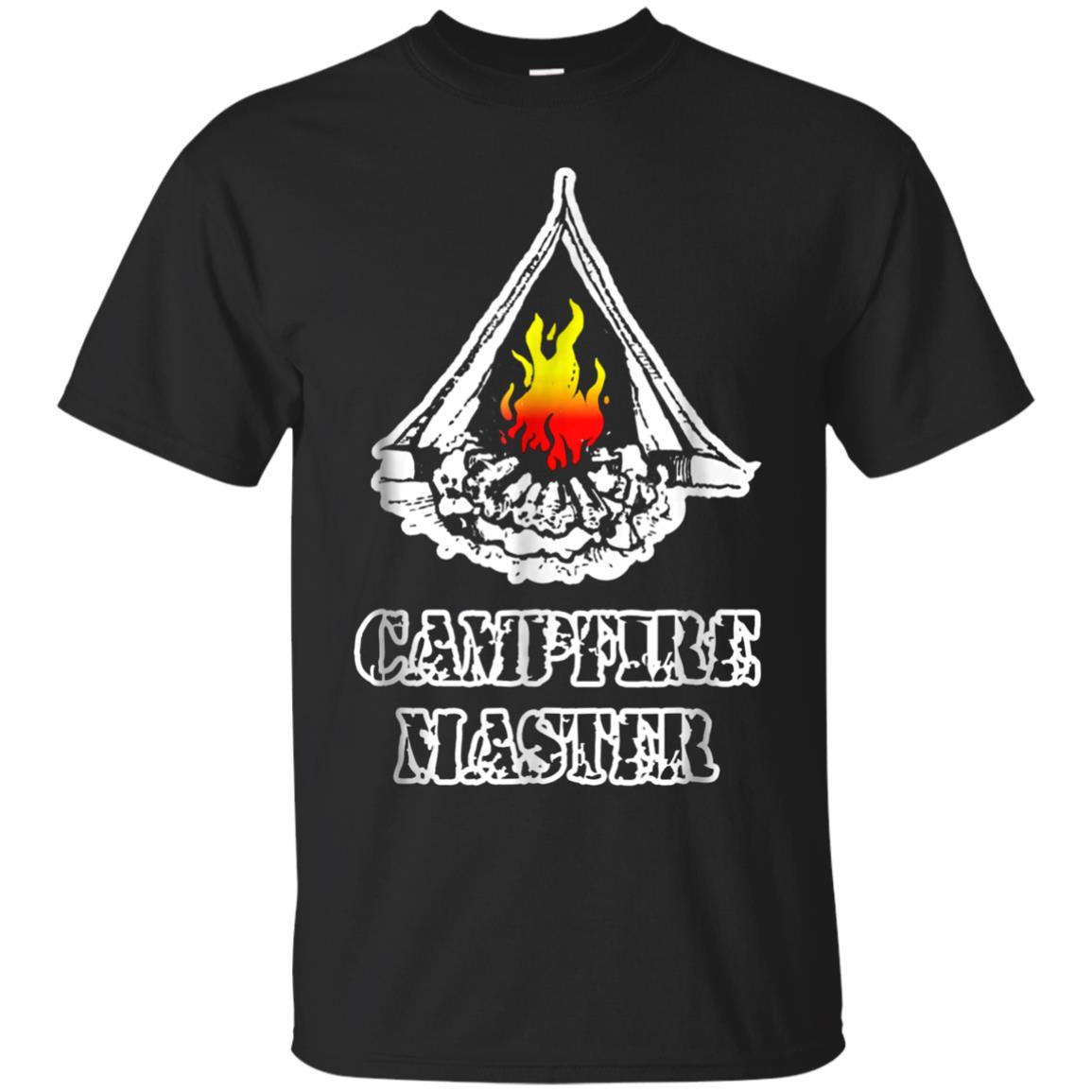 Campfire Master T Shirt Summer Vacation Camping Tee