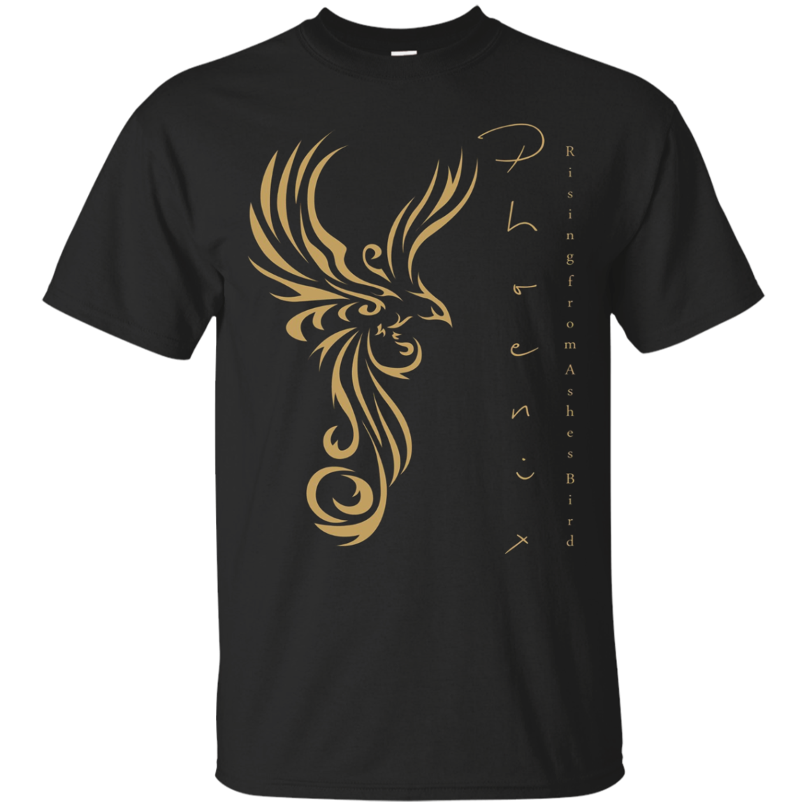 Phoenix Rising From Ashes Bird T-shirt