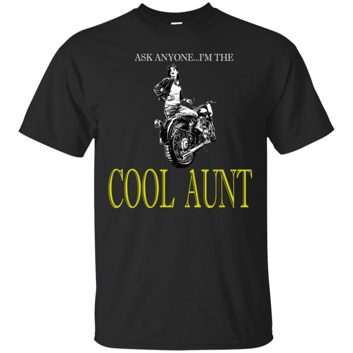 Funny Aun Cool Motorcycle Riding Aunt T Shirt