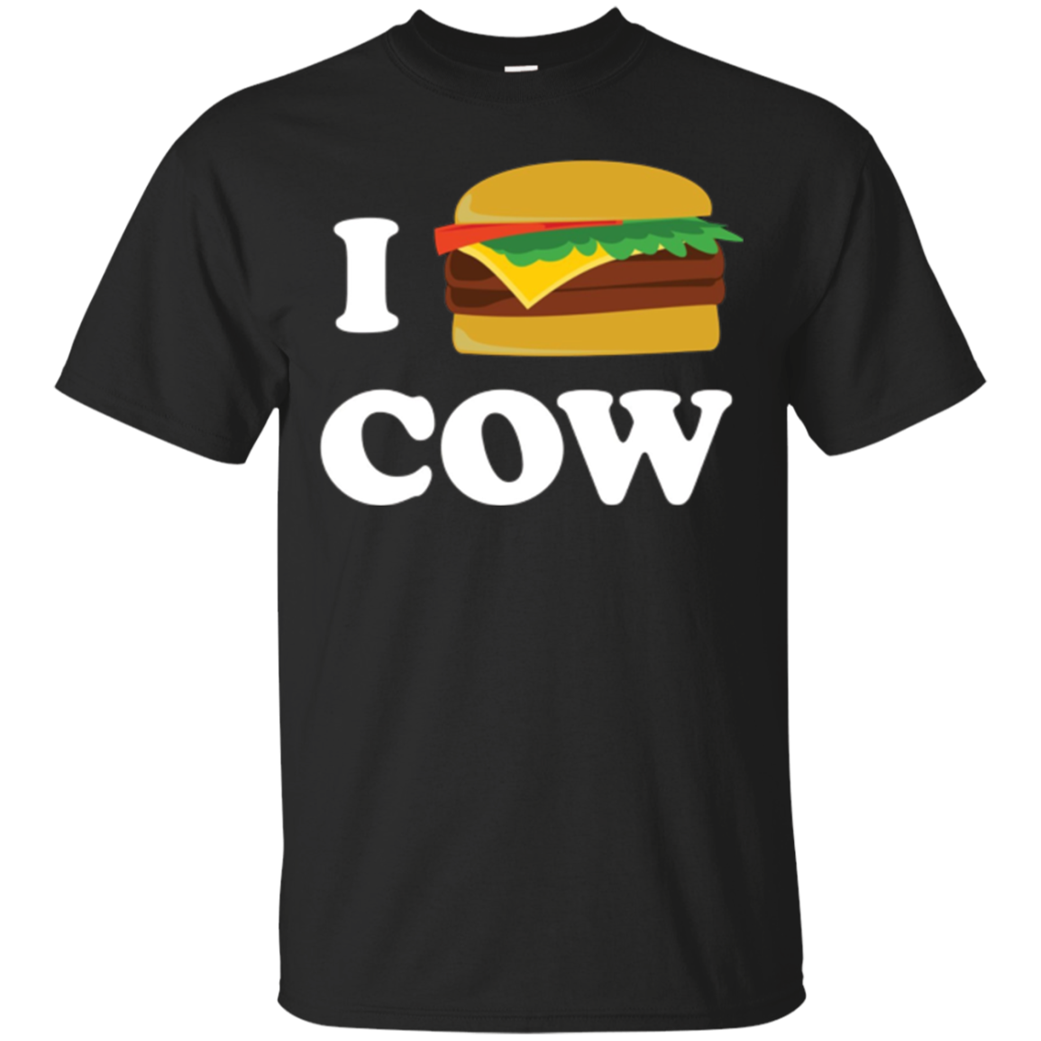 2018 I Love Cow: Cheeseburger Appreciation Fast Food T-shirt