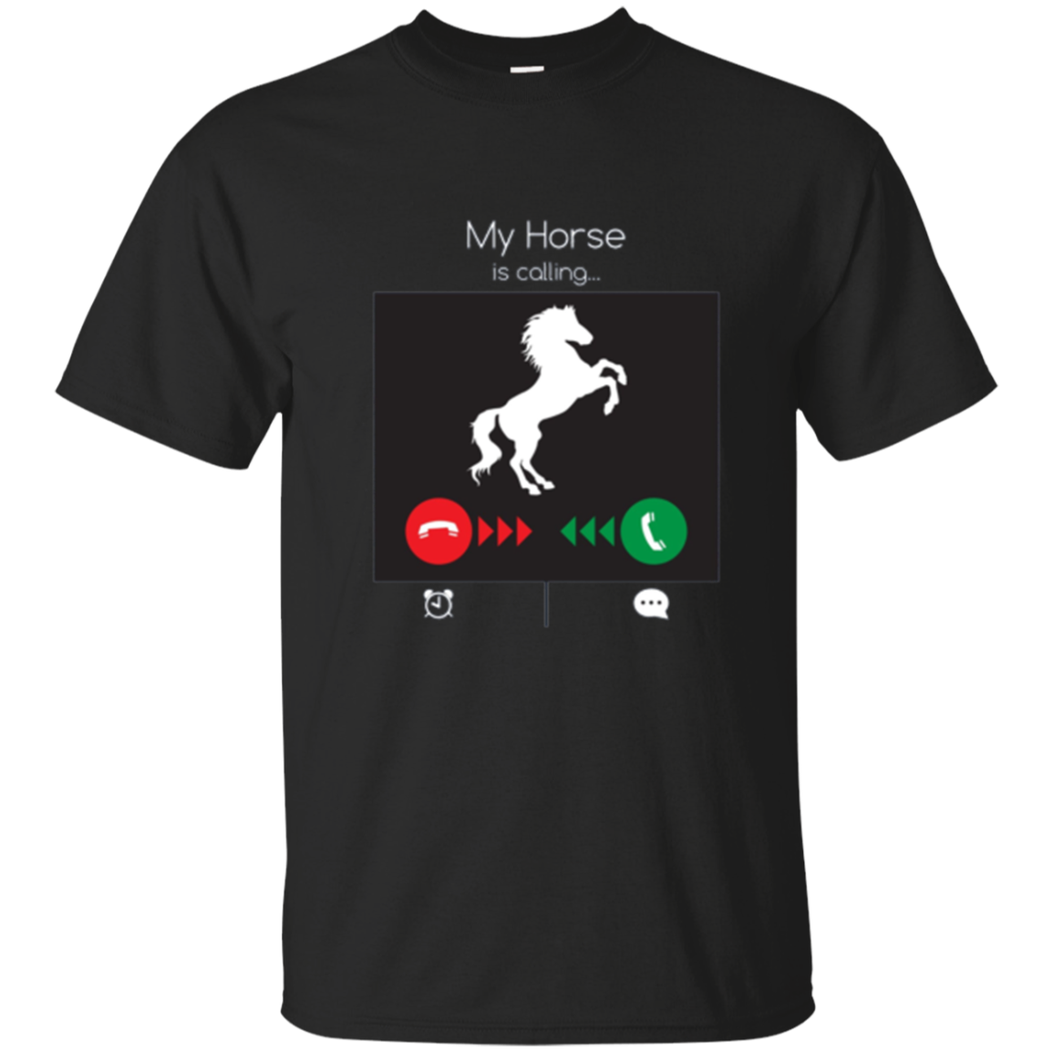 2018 Horse Art Tshirt My Horse Is Calling And I Must Go Tee