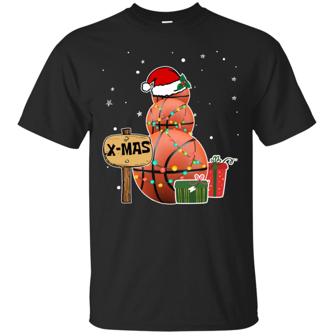 Basketball Snowman Shopping Xmas December 25th Shirts