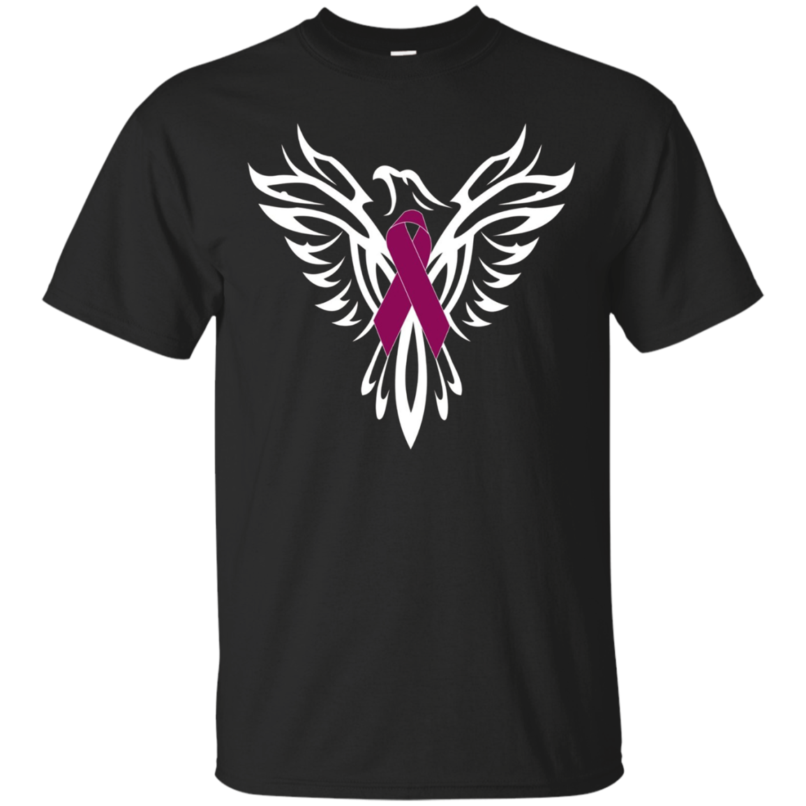 Multiple Myeloma Awareness T Shirt Phoenix Ribbon