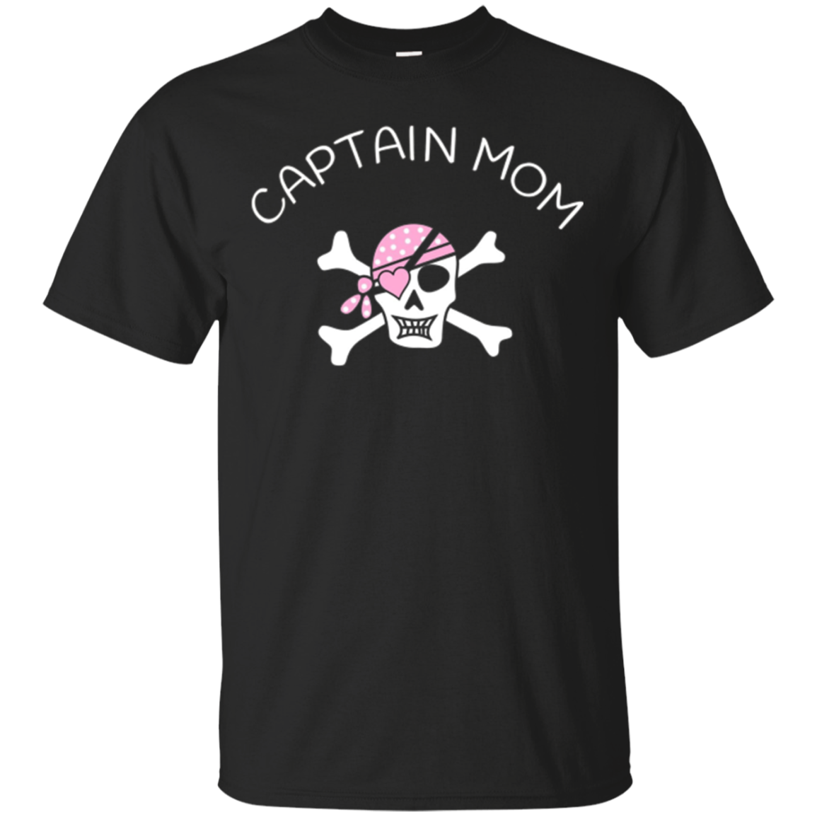 Captain Mom Pirate T-shirt