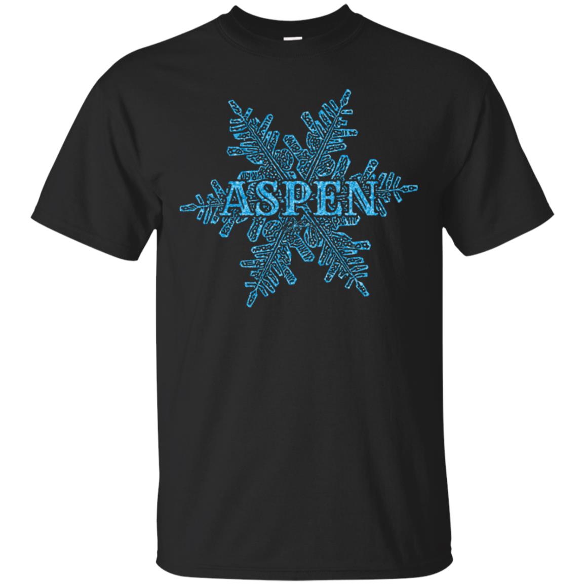 Jcombs Aspen, Colorado, Snowflake Imprint T Shirt