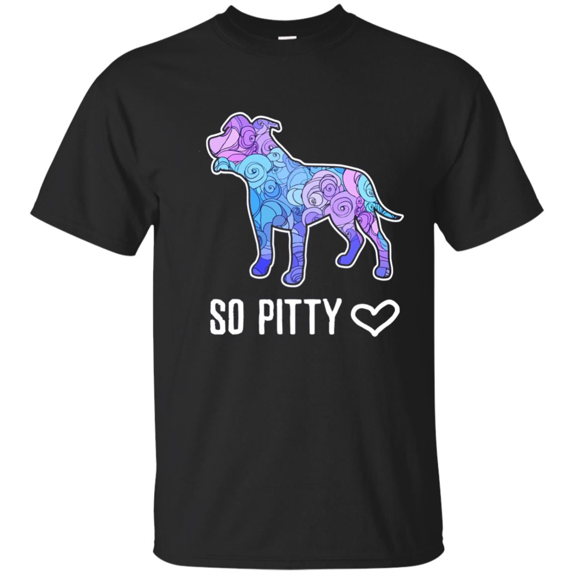 Watercolor Pit Bull So Pitty Pitbull Dog Tee T Shirt