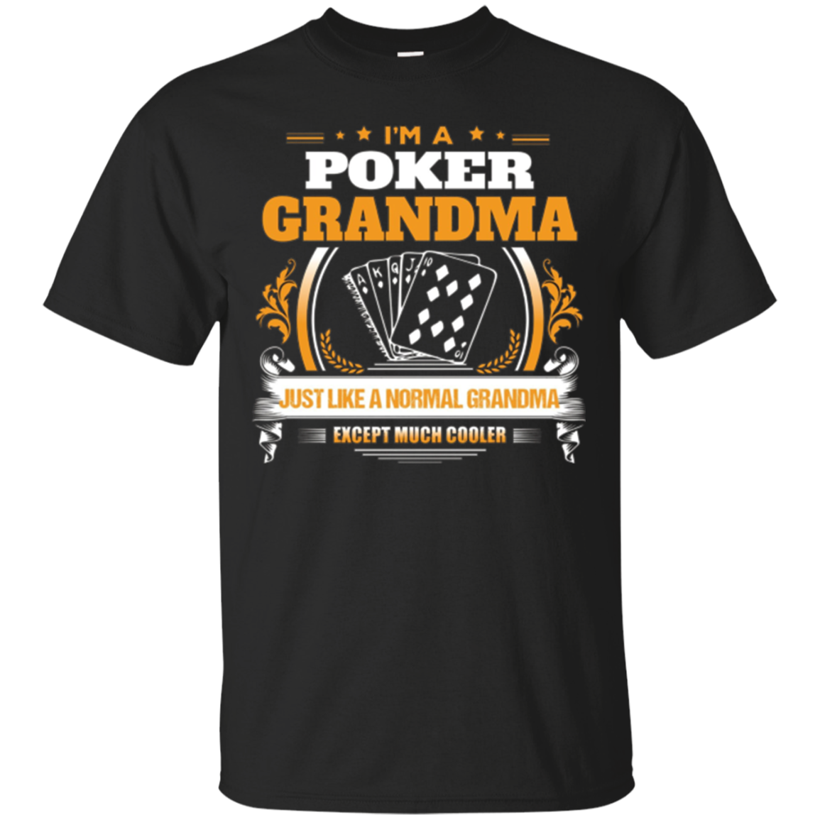 Funny Poker Grandma Tshirt Christmas Gift For Grandma