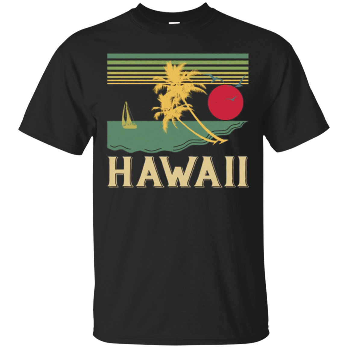 Vintage Hawaiian Islands Tee Hawaii Aloha State T-shirt