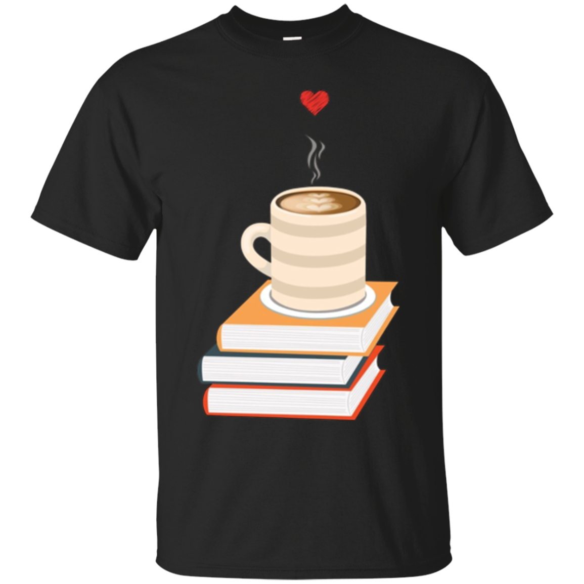 Books Coffee & Love Cute Graphic T-shirt