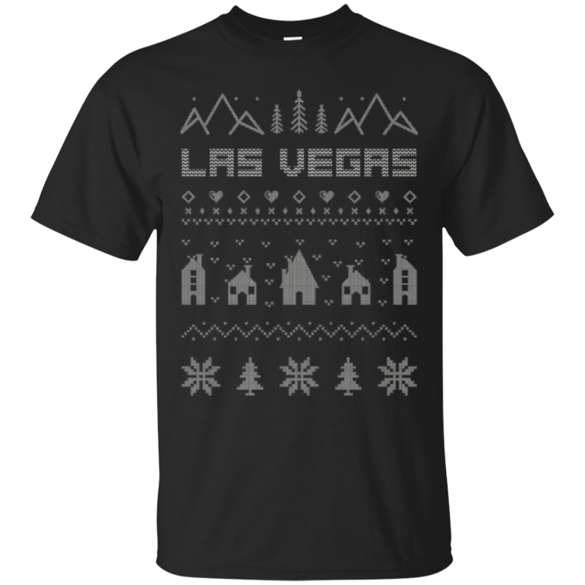 Las Vegas Nevada Ugly Christmas Sweater T-shirt