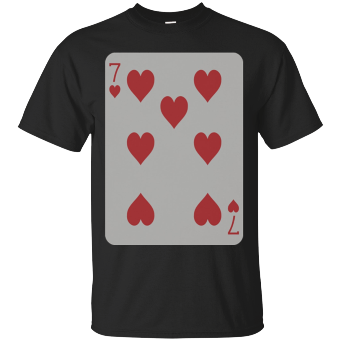 Seven Hearts Shirt Play Win Poker Lucky Player Luck Costume