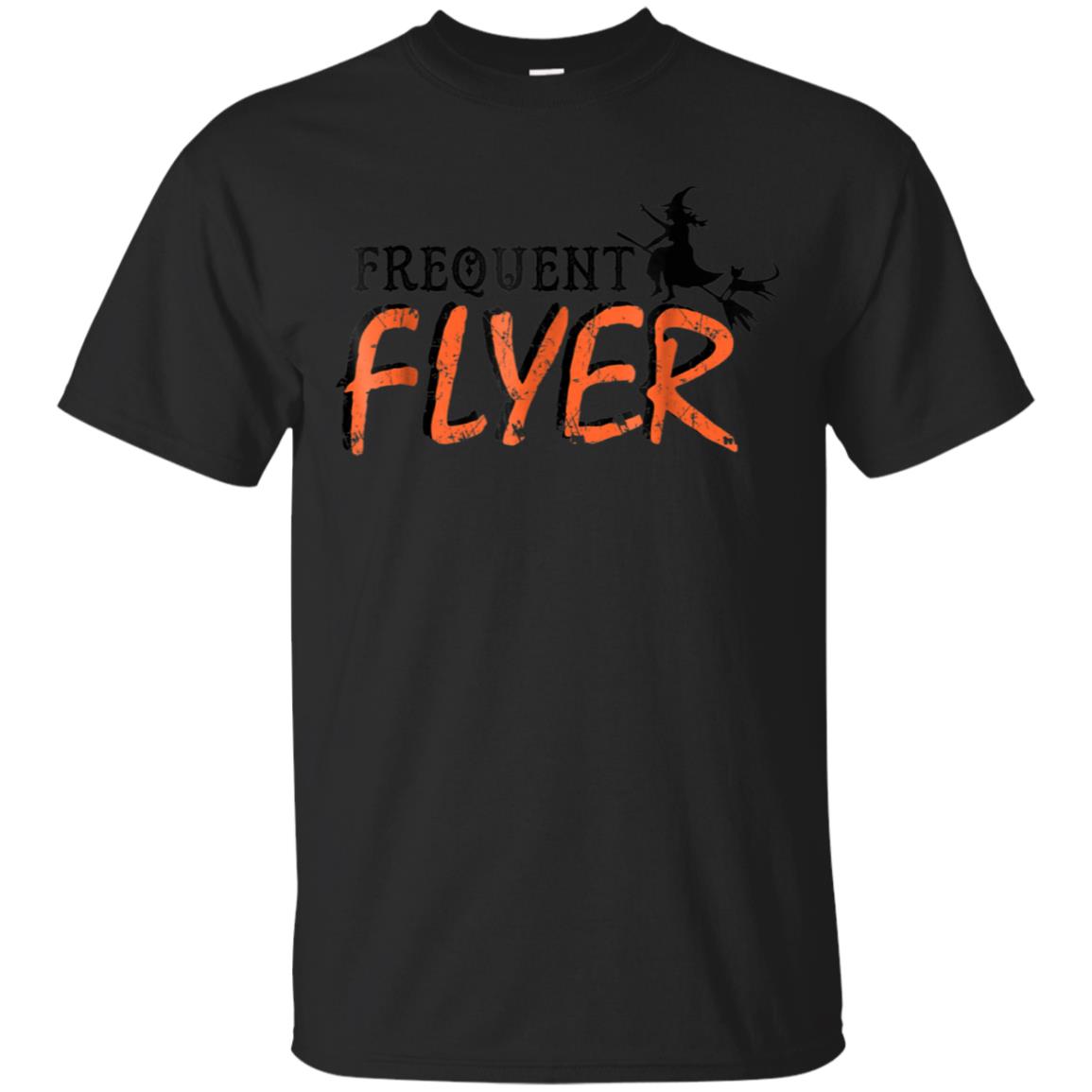 Funny Halloween Witch Shirt Frequent Flyer Good Bad Witches