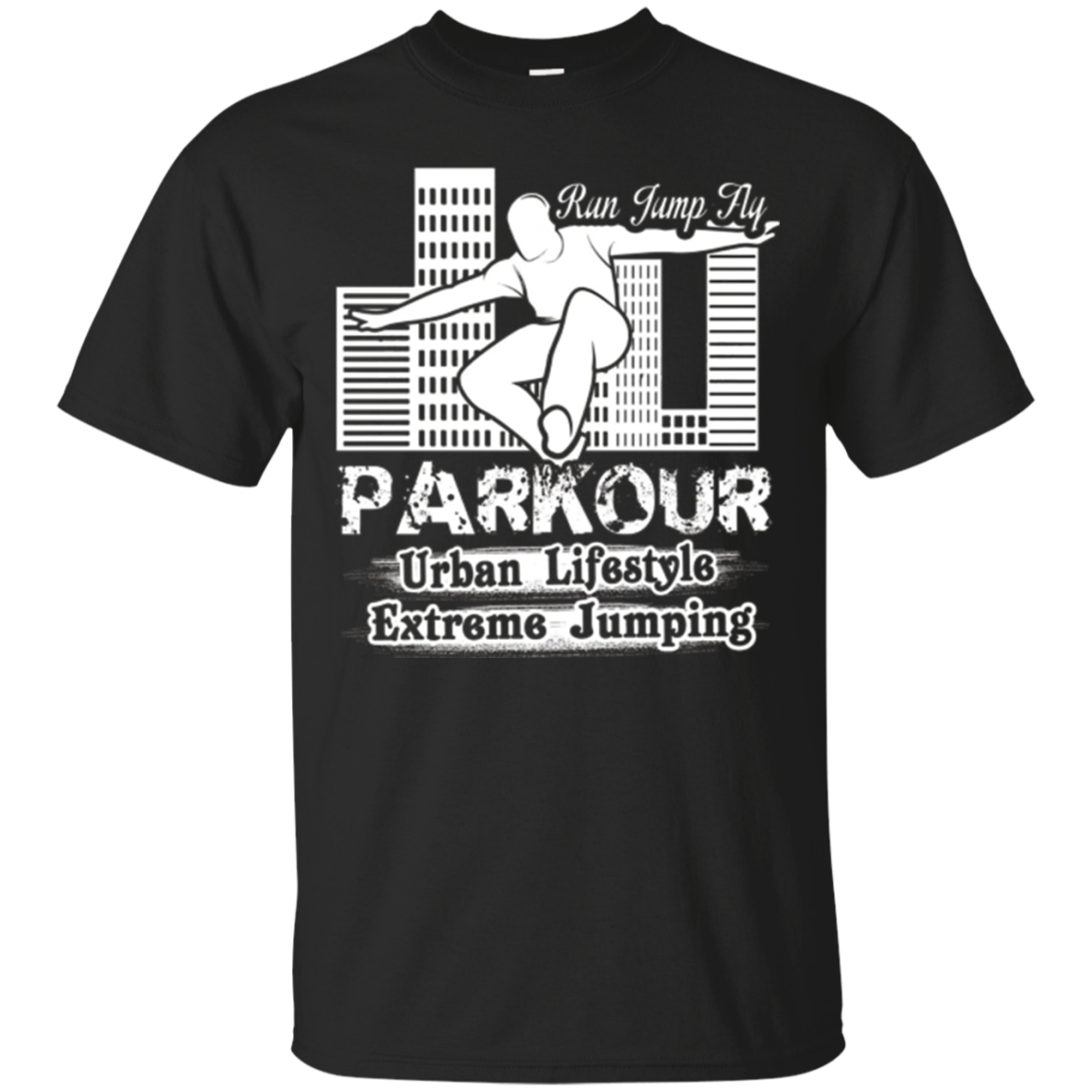 Parkour T Shirt - Parkour Run Jump Fly Shirt