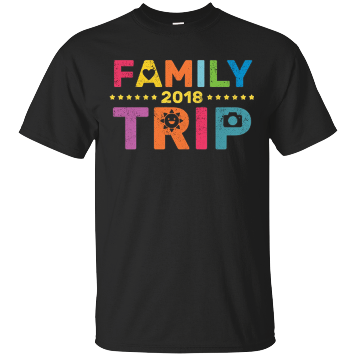 Family Trip 2018 Family Vacation Camping Shirt