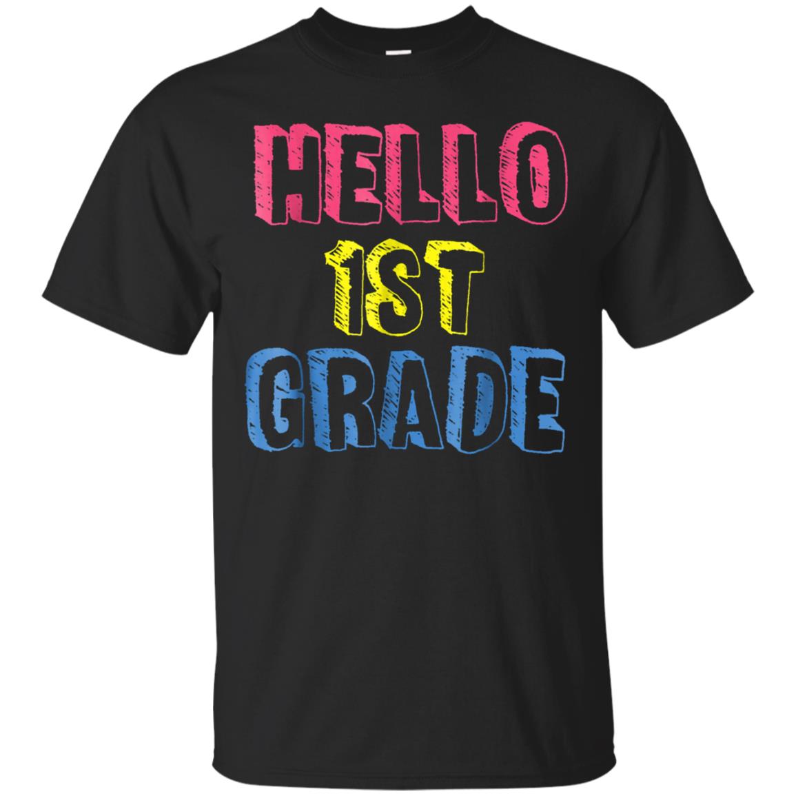 Hello 1st Grade Tea T-shirt Back To School Gift