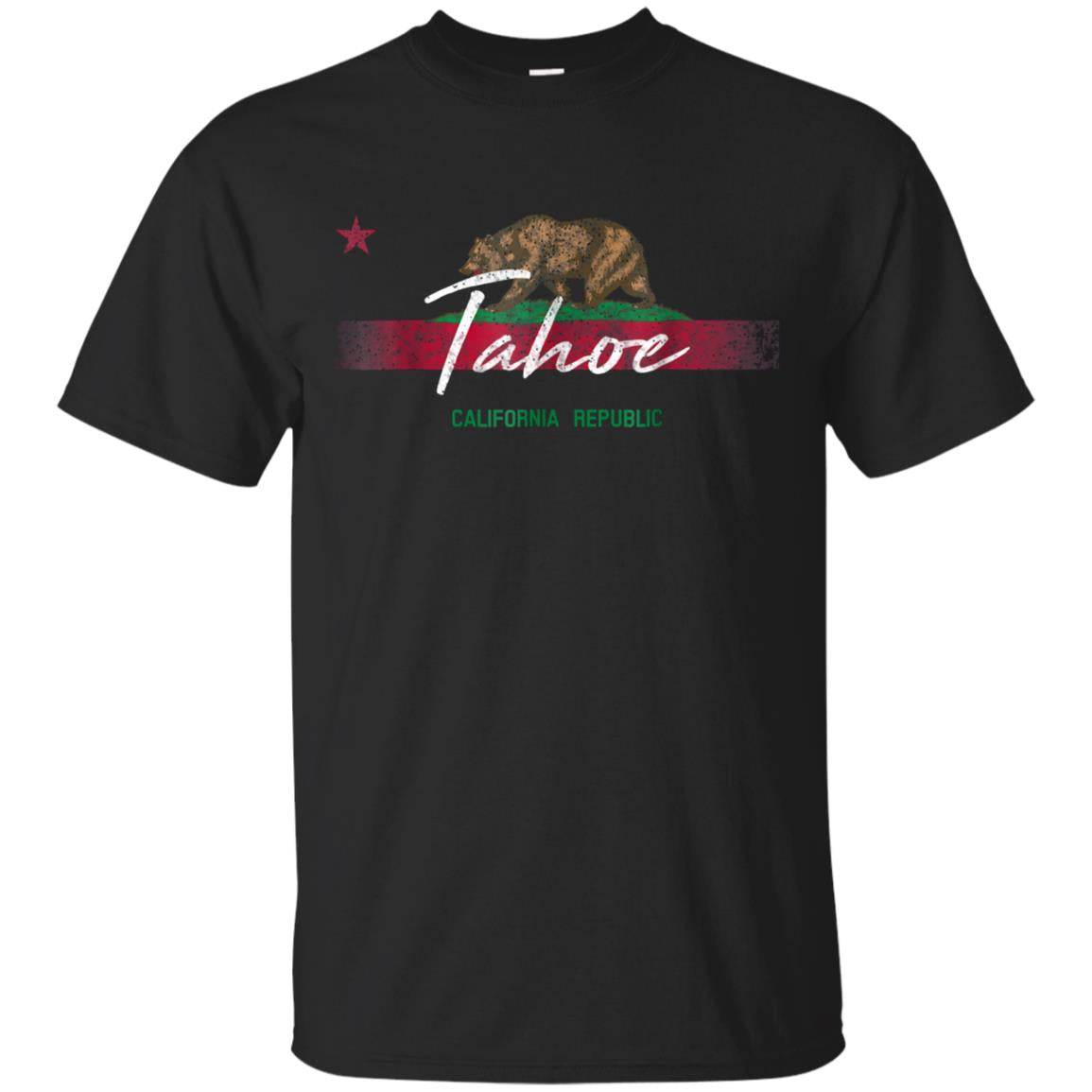 Republic Of California State Flag Tahoe Souvenir T Shirt