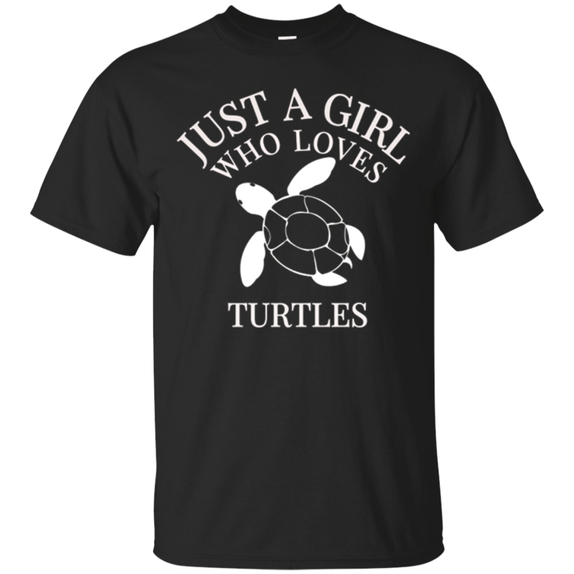 Just A Girl Who Loves Turtles Cute Sea Turtle T Shirt