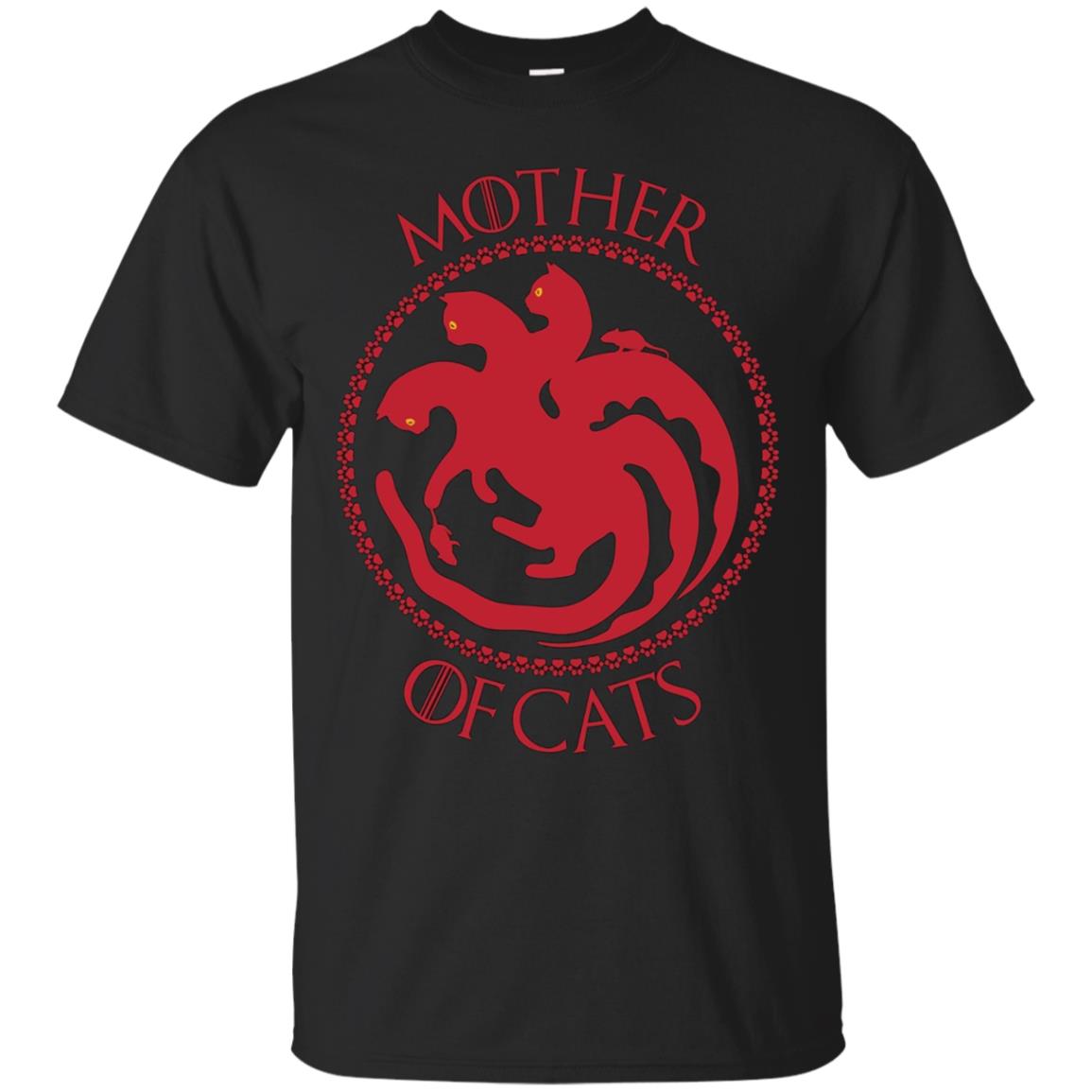  Mother Of Cats T-shirt Black