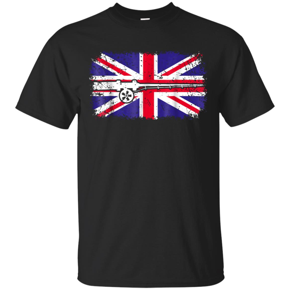 Fly Rod Fishing English Flag Tshirt Gift For Fisherman Funny