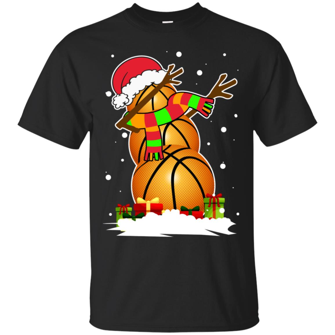 Dabbing Snowman Basketball Sleeve Christmas Dab Sports Lover Shirts