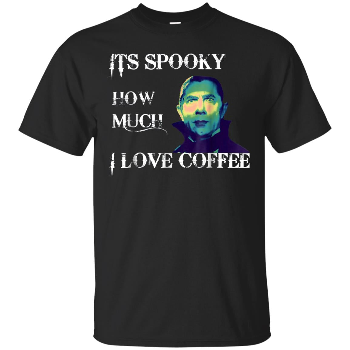 Halloween Coffee Scary Dracula Grunge Horror T Shirt